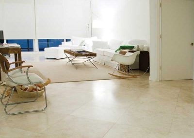 Ivory travertine Floor Tiles Honed and Filled